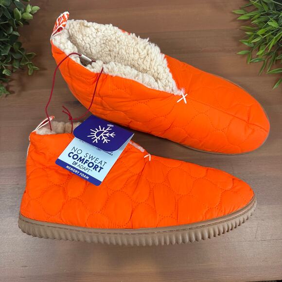 Dearfoams Men's Warm Up Bootie House Shoe Boot Slipper Size M (9/10) - Picture 2 of 8